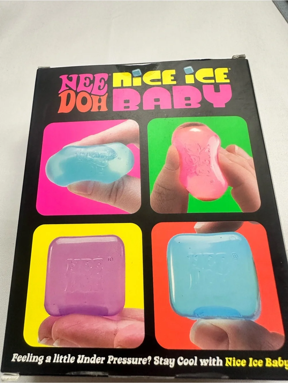 Nee Doh Nice Ice Baby Squishy Set - Pink, Blue, Purple